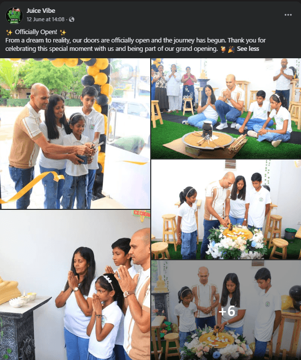 Juice Vibe Grand Opening Waskaduwa
